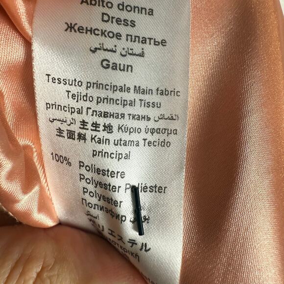 Elisabetta Franchi Blush Pink Sleeveless Frilly Bow Preppy Sheath Mini Dress 4 - Picture 15 of 16